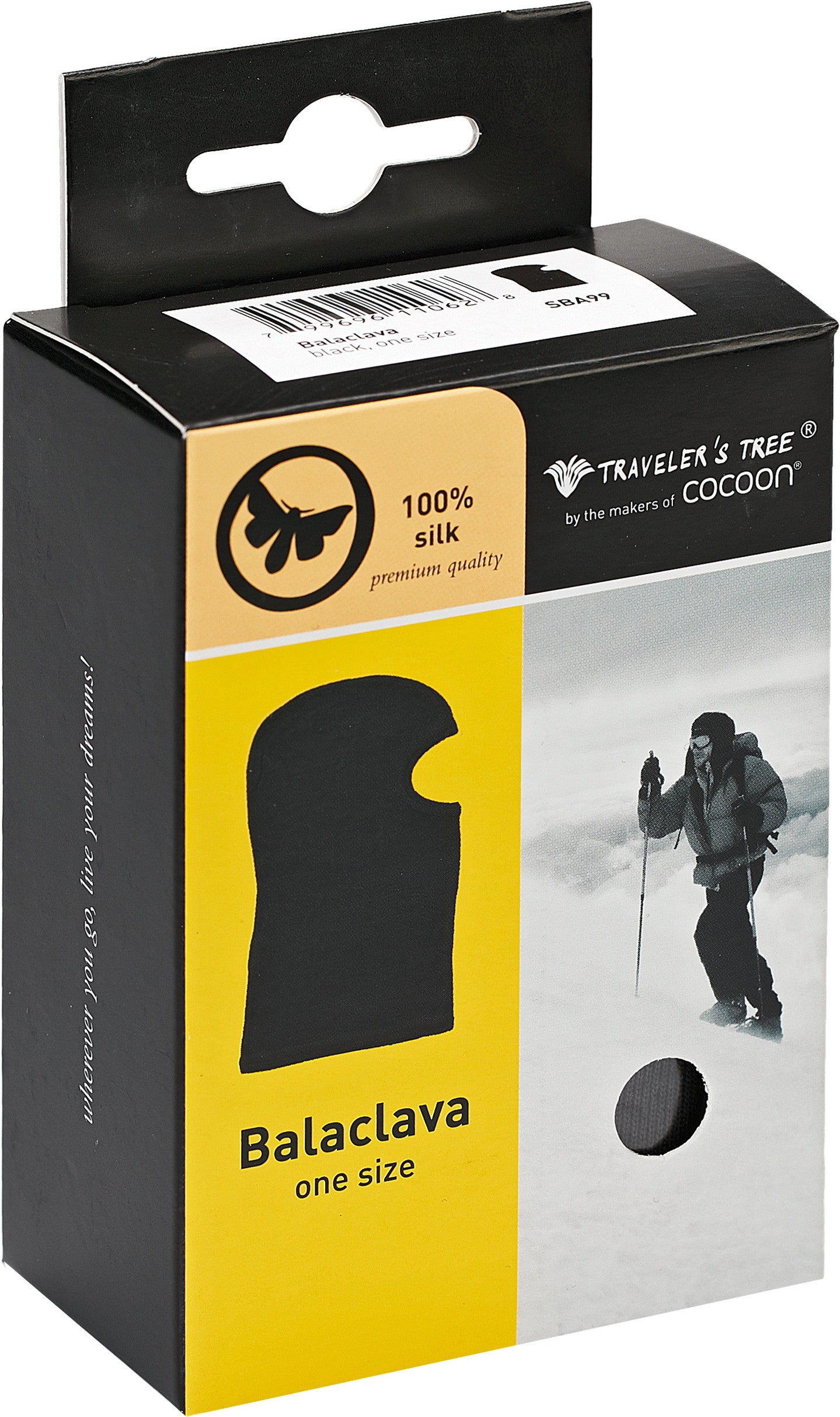 Cagoule en soie - Travelers Tree Packaging