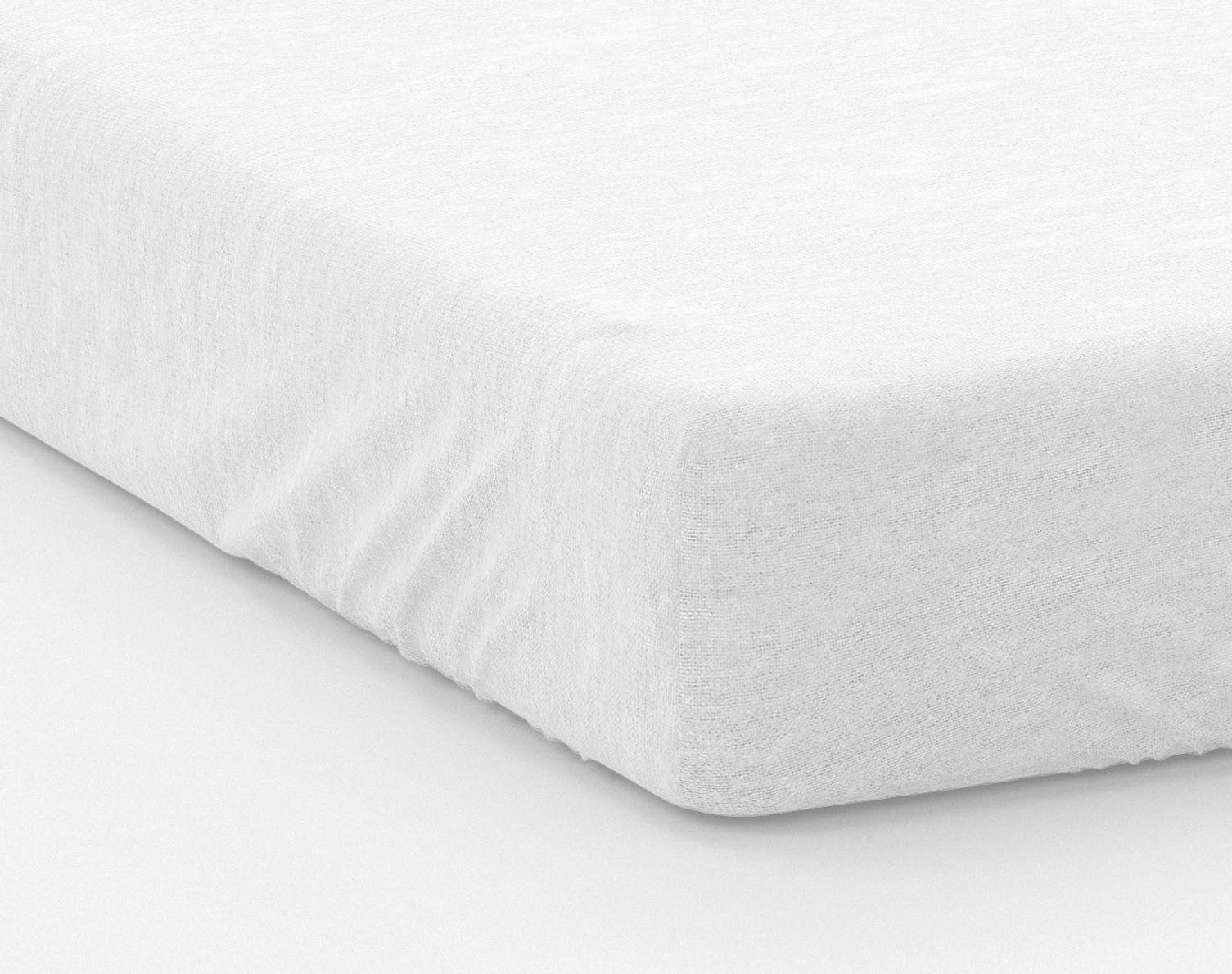 Alèse protège matelas en flanelle molletonée 100% coton BIO 200g Blanc