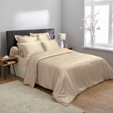 Housse de couette en soie caramel 19 mommes