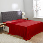 Drap en soie rouge 19 mommes