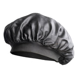 Bonnet de nuit à élastique anthracite